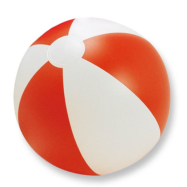 Inflatable - nafukovací plážový míč - červená