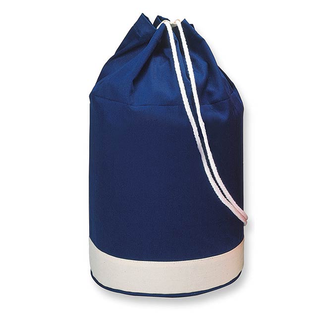 Navy Baumwolle Seesack Bicolor - blau