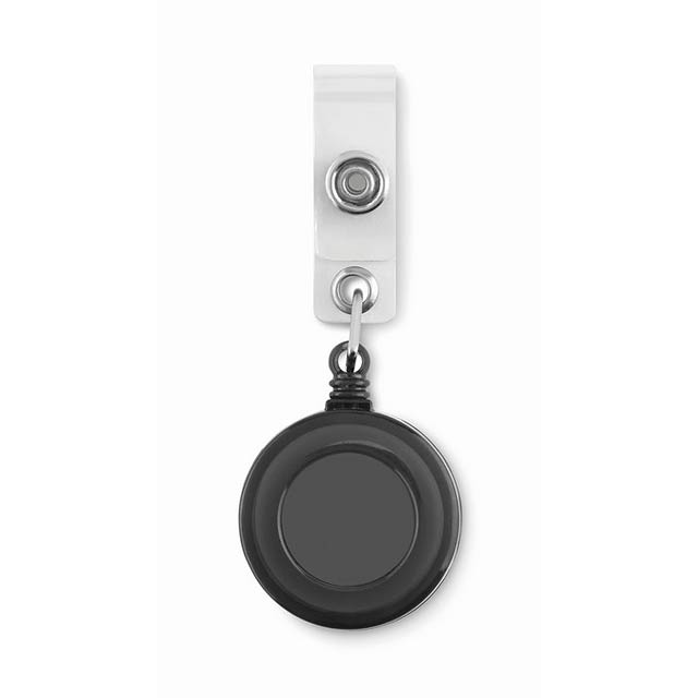 Badge holder IT2386-27 - transparent grey Badge holder IT2386-27 - transparent grey