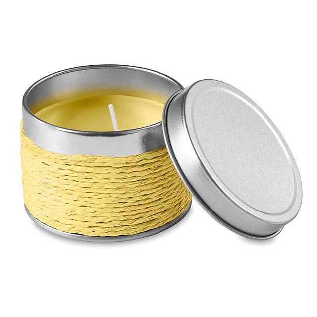 Fragrance candle IT2873-08 - yellow