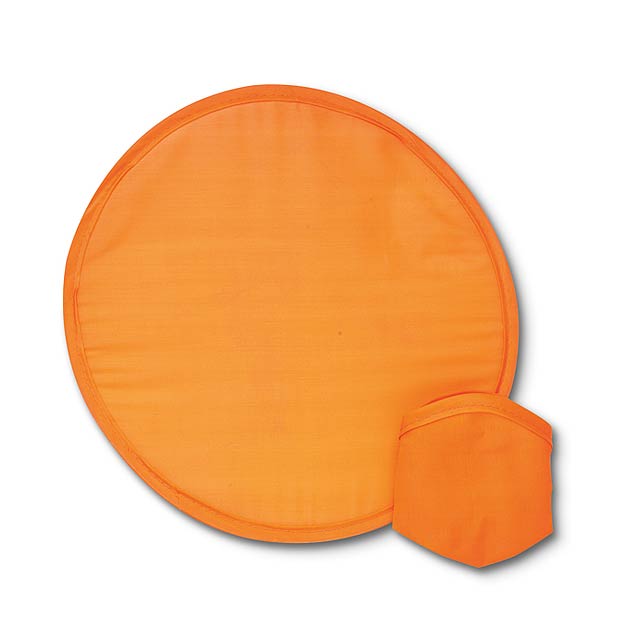 Skládací frisbee v pouzdře - oranžová