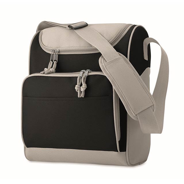Cooler bag with front pocket   IT3101-03 - black