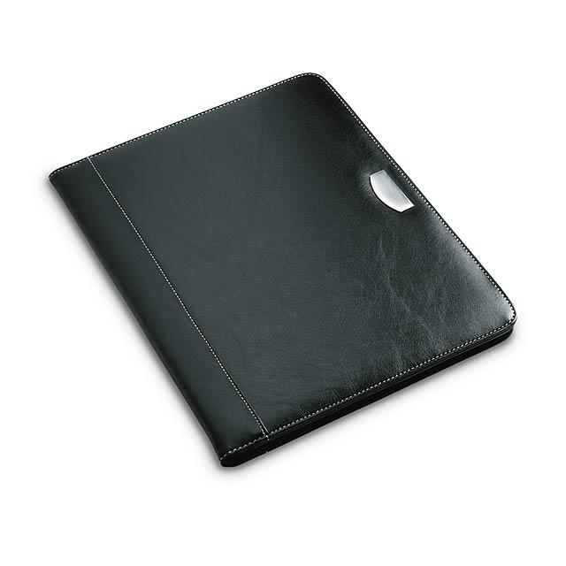 PU portfolio w/ 20 pages bloc  - black