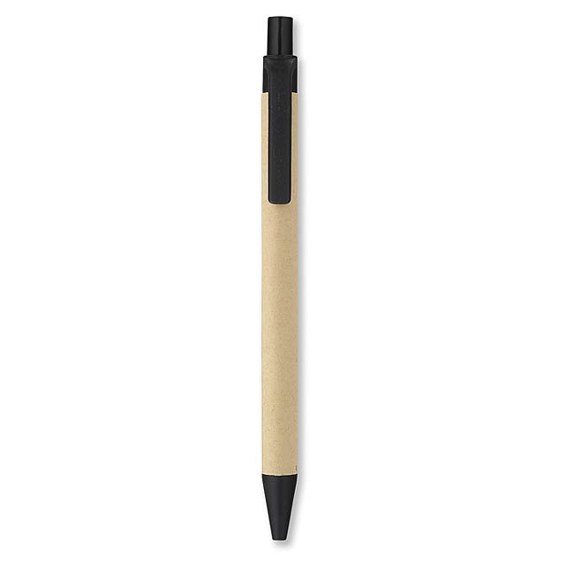 Biodegradable plastic ball pen  - black