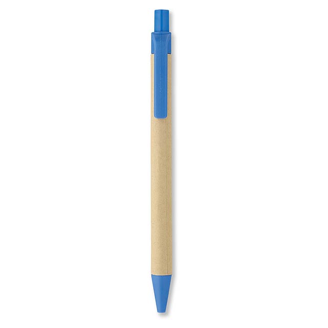 Biodegradable plastic ball pen  - blue