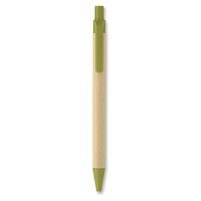 Biodegradable plastic ball pen  - lime