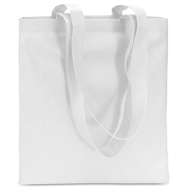 Shopping bag in Non woven  - white