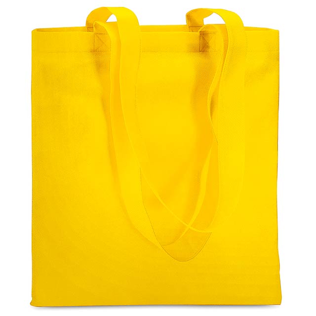 Shopping bag in nonwoven - yellow