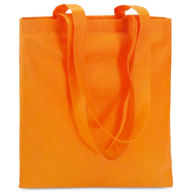 Netkaná nákupná taška - oranžová