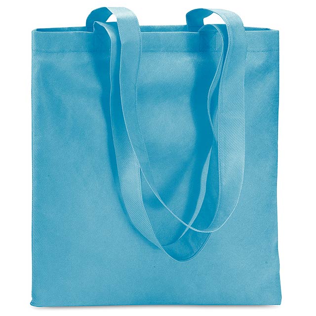Shopping bag in nonwoven  - turquoise