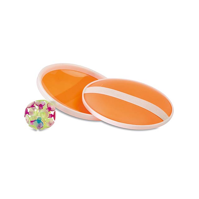 Suction ball catch set  - orange