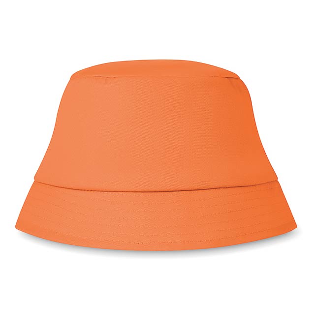 Cotton sun hat 160 gr/m² - BILGOLA - orange