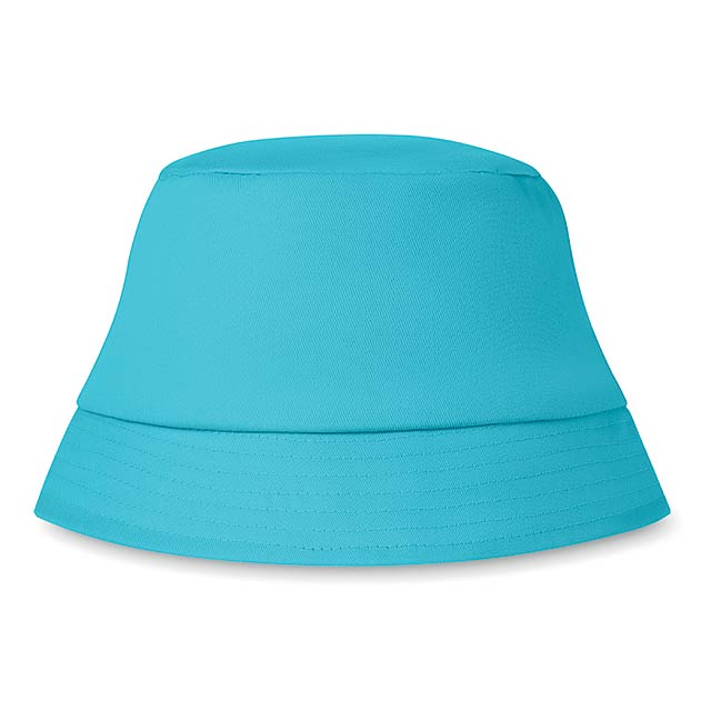 Cotton sun hat 160 gr/m² - BILGOLA - turquoise