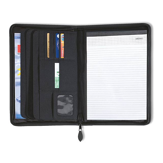 A4 writing case  - black