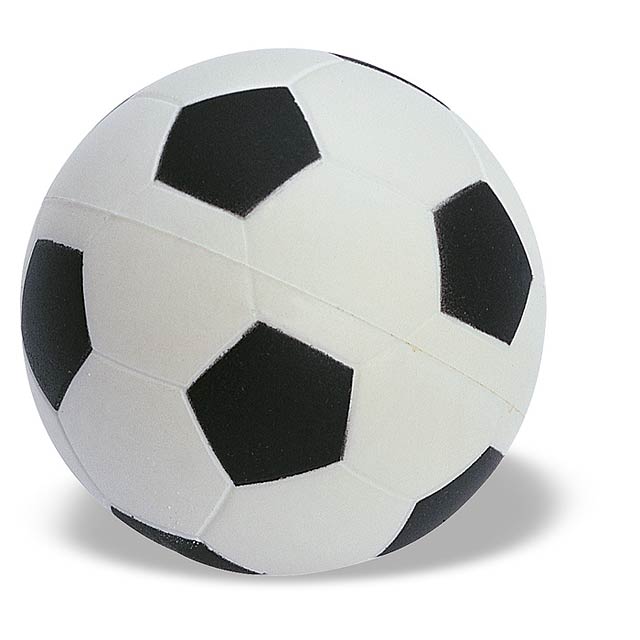 Antistresový míček - bílá/černá