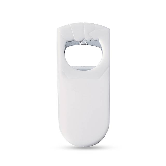 Bottle-opener and sealer  - white