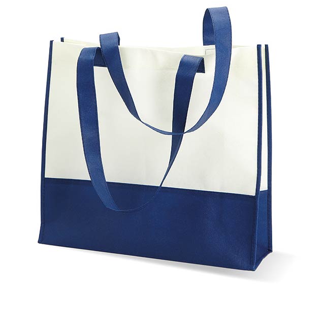 Einkaufen oder Strandtasche - blau
