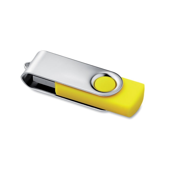 TECHMATE USB Flash disk 4GB - žlutá