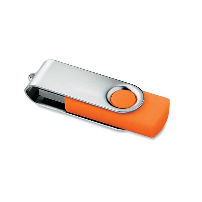 TECHMATE USB Flash disk 16GB - oranžová