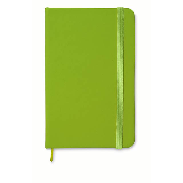 A5 Notebook ausgekleidet - zitronengelb 