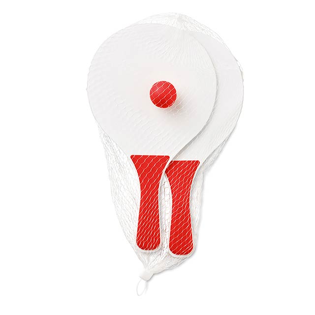 Small Beach tennis set  - red