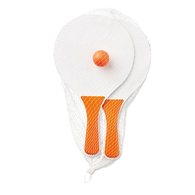 Small Beach tennis set  - orange