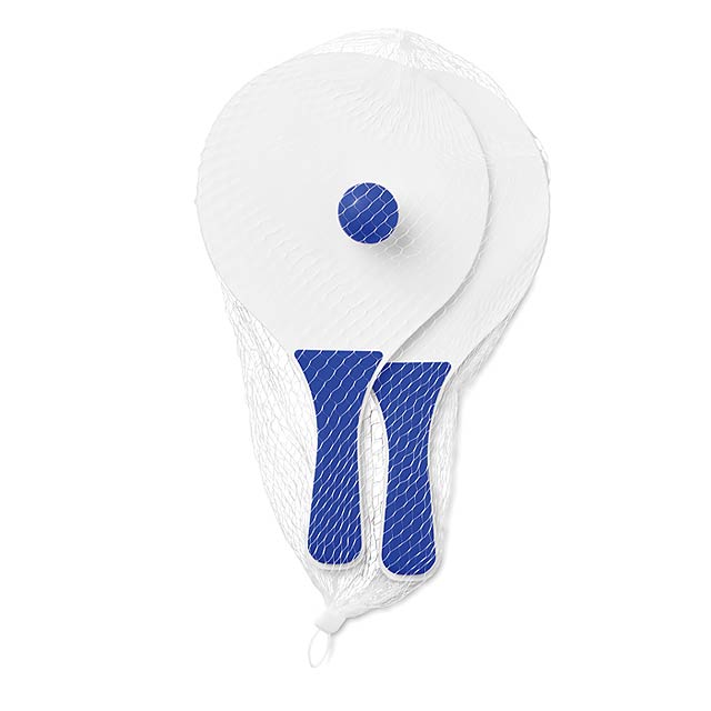 Small Beach tennis set  - royal blue