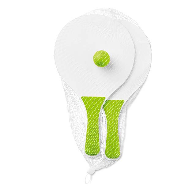 Small Beach tennis set  - lime