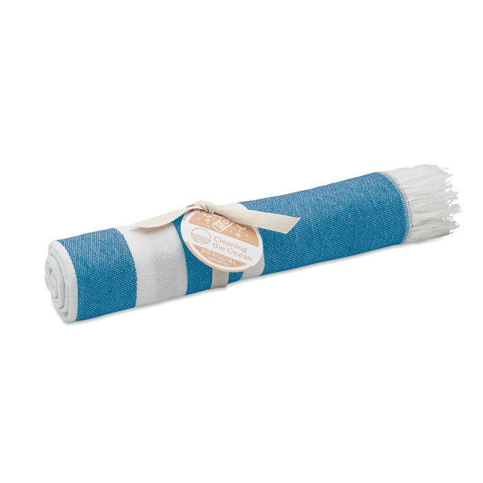 SEAQUAL® hammam towel 100x170 - WAVE - turquoise
