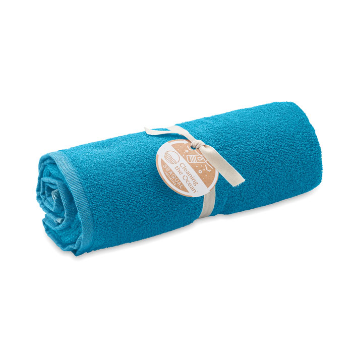 SEAQUAL® towel 100x170cm - WATER - turquoise