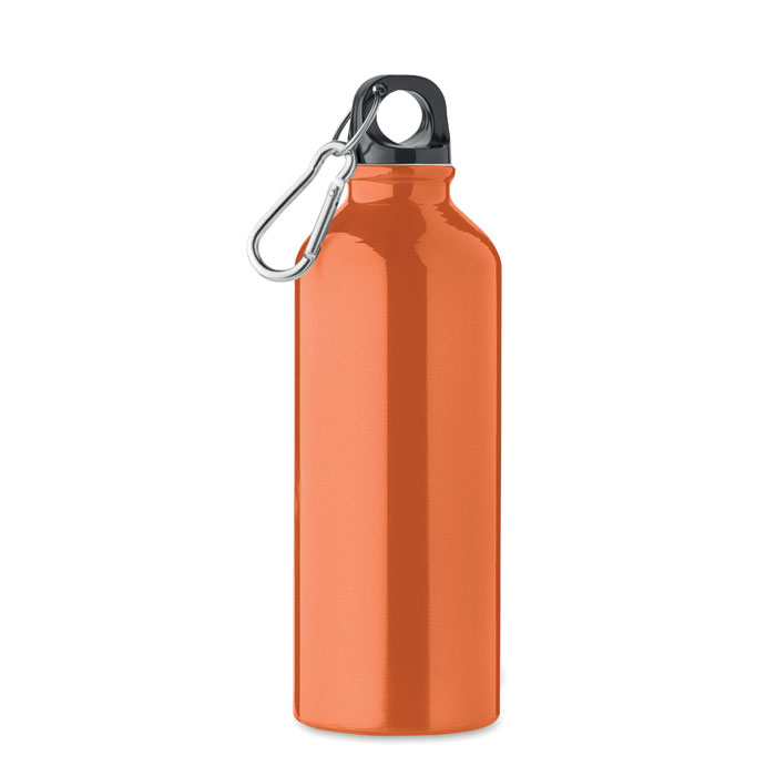 Recycled aluminium bottle 500ml - REMOSS - orange