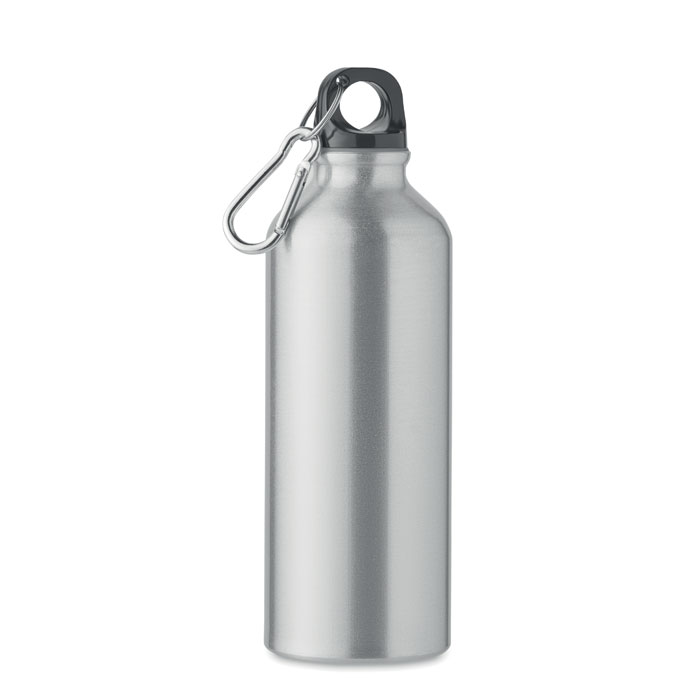 Recycled aluminium bottle 500ml - REMOSS - matt silver