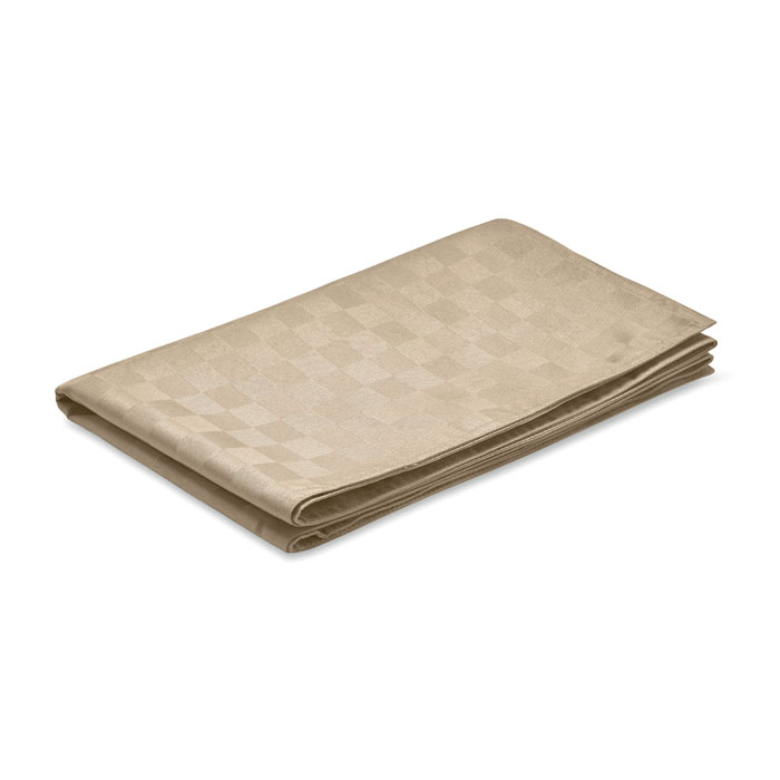 Table runner in polyester - SPICE - khaki