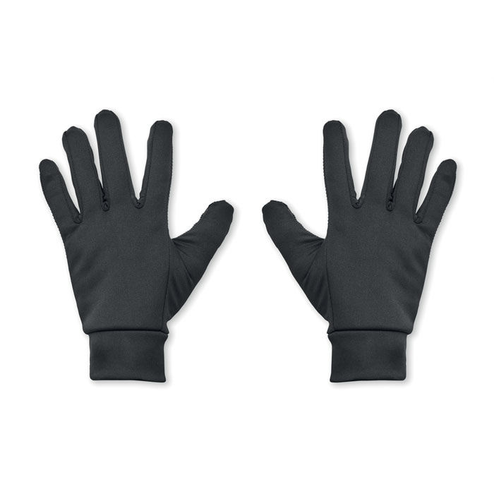 Hmatové sportovní rukavice - LESPORT - černá
