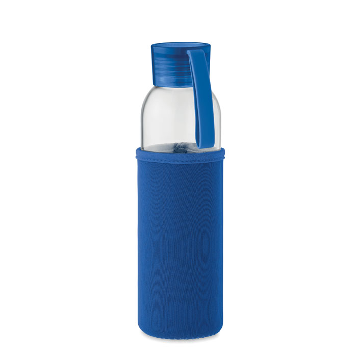 Recycled glass bottle 500 ml - EBOR - royal blue