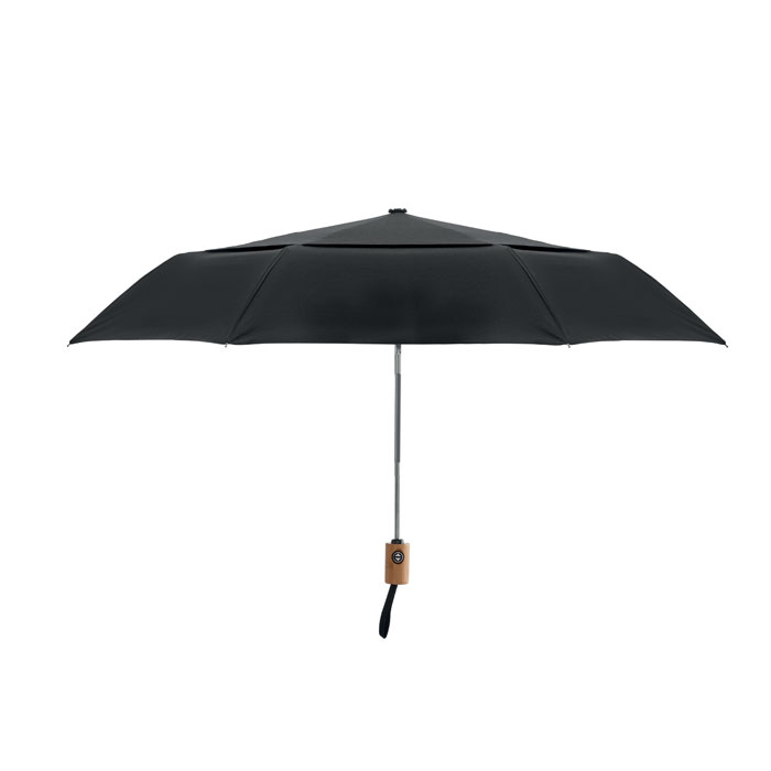 21palcový skládací deštník - DRIP - černá