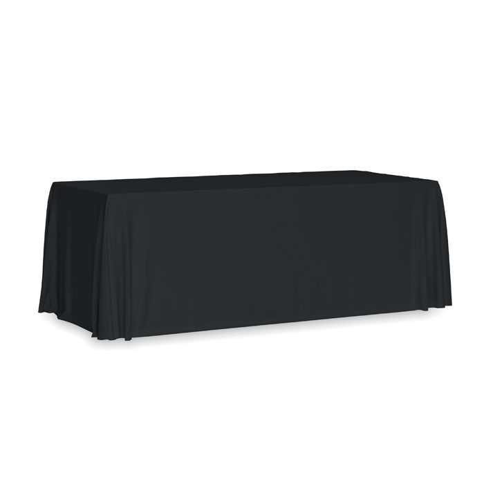 Large table cloth 280x210 cm - BRIDGE - black