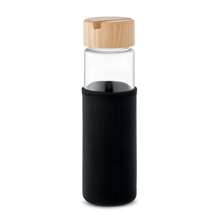 Skleněná láhev 600 ml - TINAROO - černá