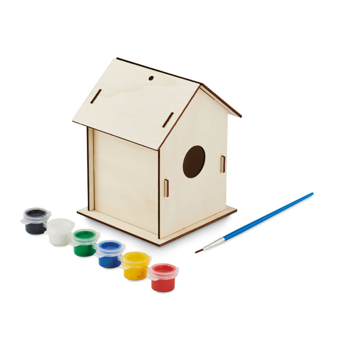 DIY wooden bird house kit - PAINTHOUSE - wood