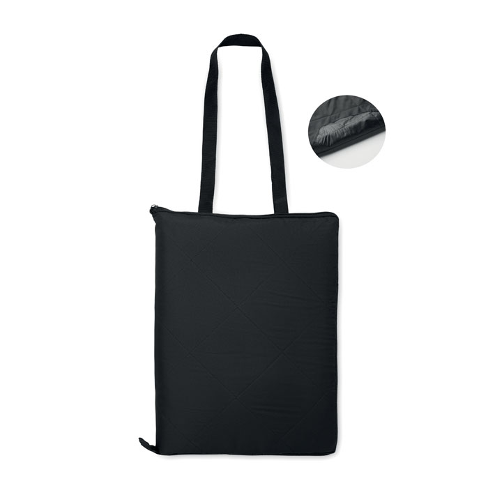 Foldable picnic blanket - PACAM - black