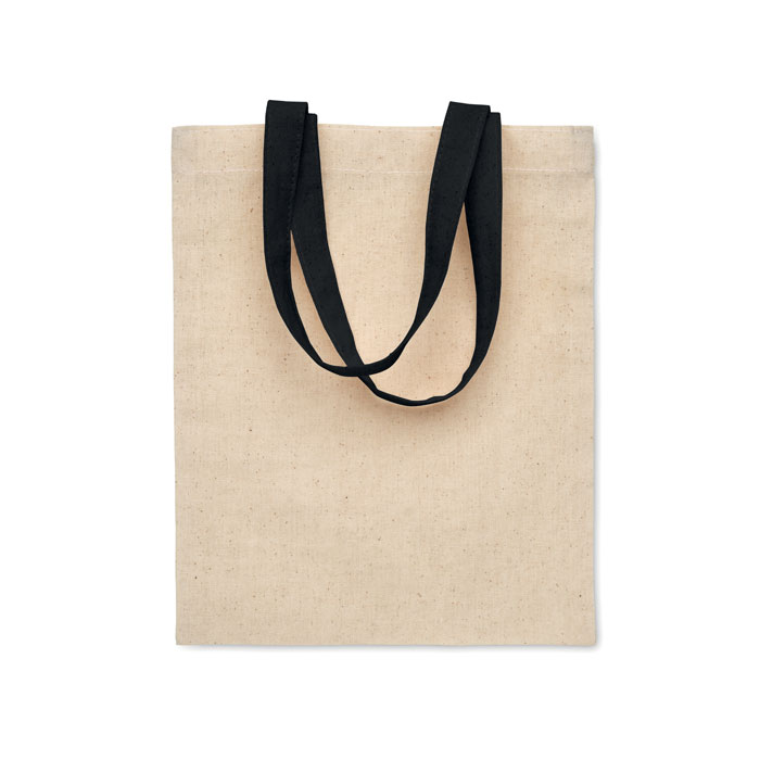Small cotton gift bag140 gr/m² - CHISAI - black
