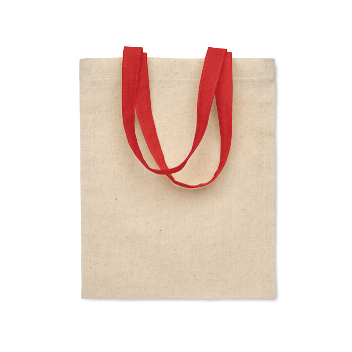 Small cotton gift bag140 gr/m² - CHISAI - red