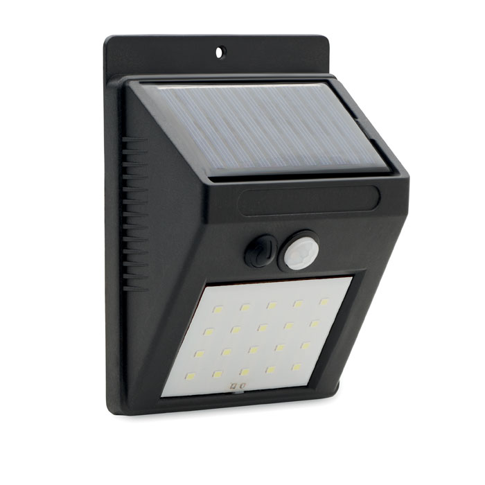 Solární pohybové LED světlo - MOTI - čierna