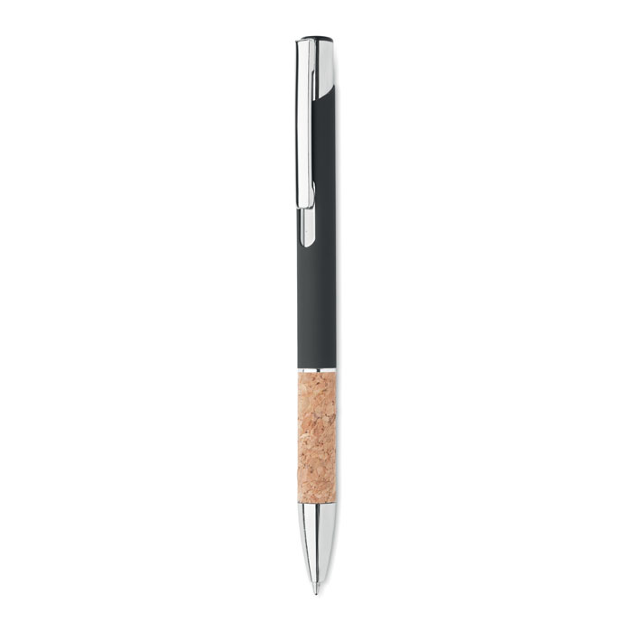 Push button aluminium pen - VERIA - black