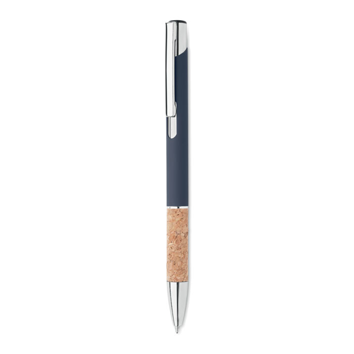 Push button aluminium pen - VERIA - blue