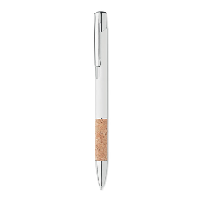 Push button aluminium pen - VERIA - white