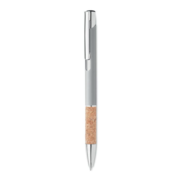 Push button aluminium pen - VERIA - matt silver