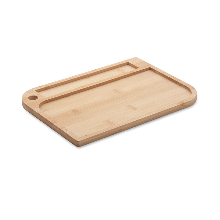 Meal plate in bamboo - LEATA - wood