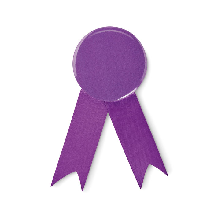 Odznak se stuhou - LAZO - fialová