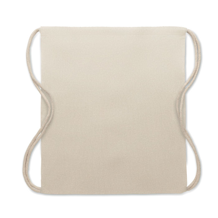 Recycled 140 gr/m² cotton bag - MUJIKA - beige